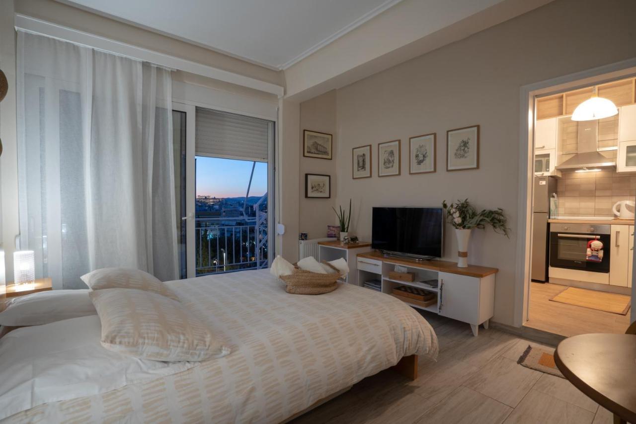 Pagrati 1 Bedroom 2 Persons Apartment By Mps Афины Экстерьер фото
